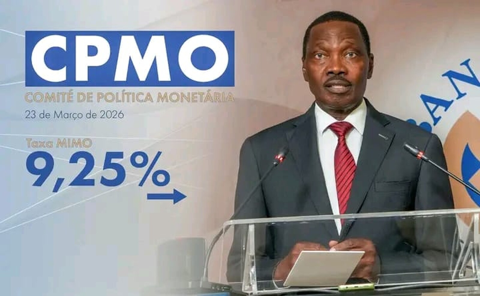 Banco de Moçambique trava descida de juros face à crise no Médio Oriente