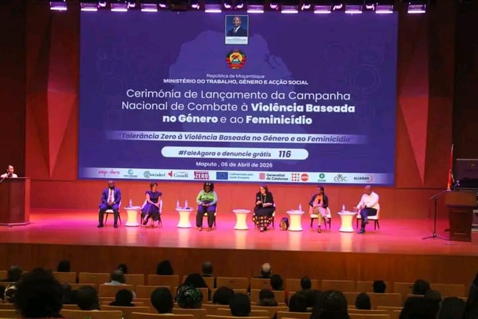Governo lança campanha nacional contra o feminicídio e violência baseada no género