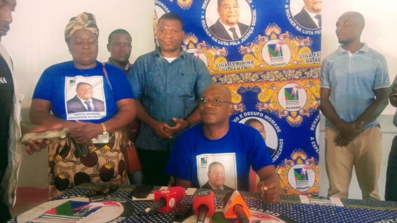 Renamo na Zambézia acusa Muchanga de manipular opinião pública