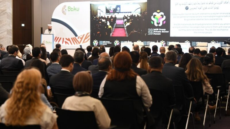 País na reunião do Banco Islâmico de Desenvolvimento em Baku