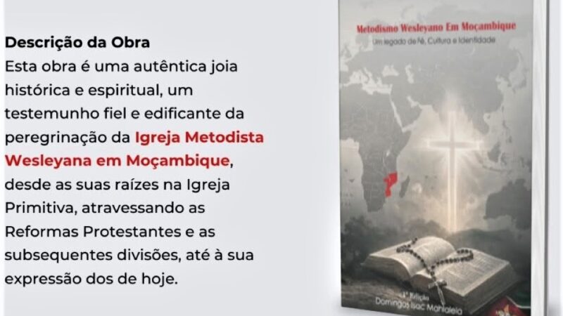 História da Igreja Wesleyana retratada em livro