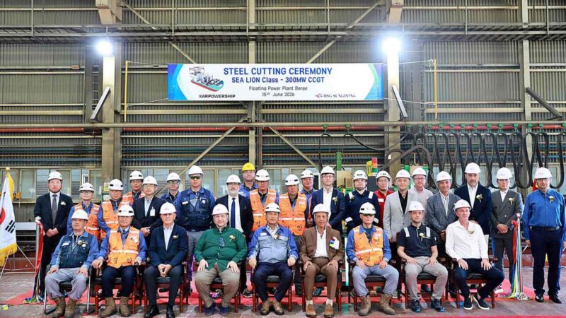 Karpowership expande sua frota com uma nova classe de plataformas flutuantes “Sea Lion”