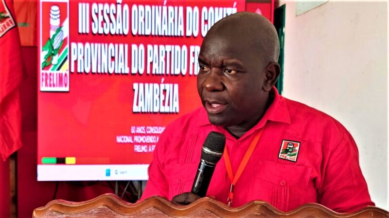 Frelimo defende geração de emprego e desenvolvimento sustentável